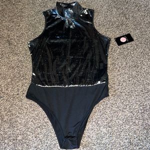 Nwt foil bodysuit